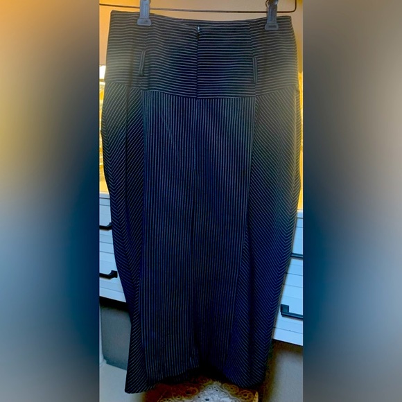 Stretch Pen-striped Pencil Skirt 26” Size Small - Picture 2 of 6